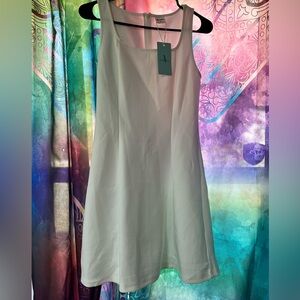 White Sleeveless Dress